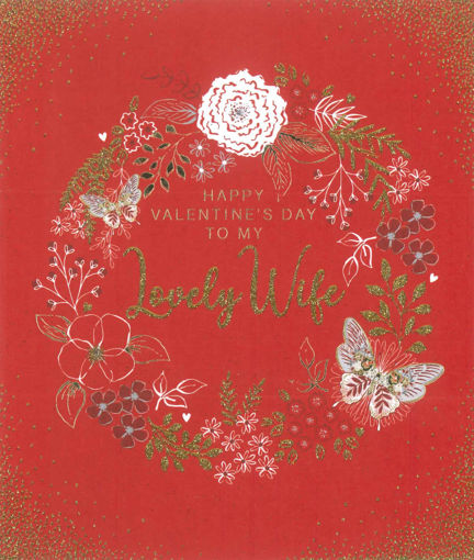 Picture of HAPPY VALENTINES DAY LOVLEY WIFE CARD